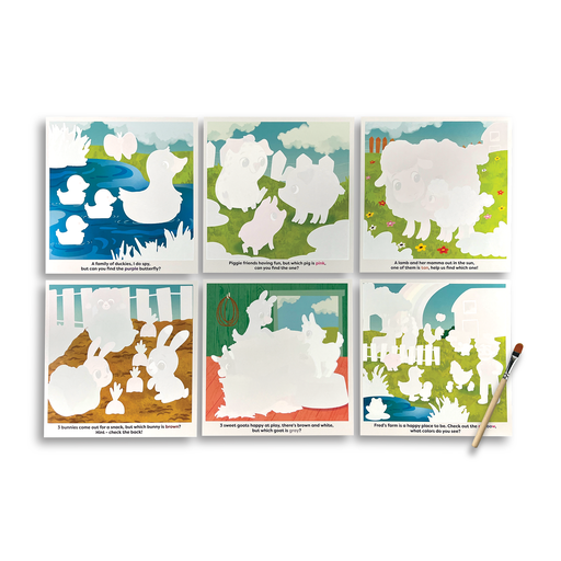 OOLY - Wholesale Art Set - Kids & Baby - Water Amaze: Water Reveal Boards - On The Farm (13 PC Set)3