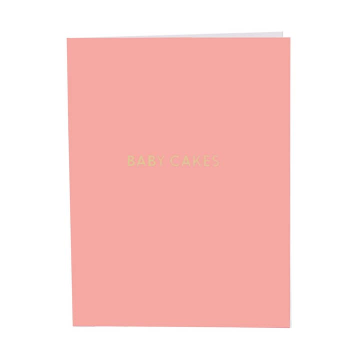 Baby Cakes - Letterpress Greeting Card Blank for wholesale by Chive