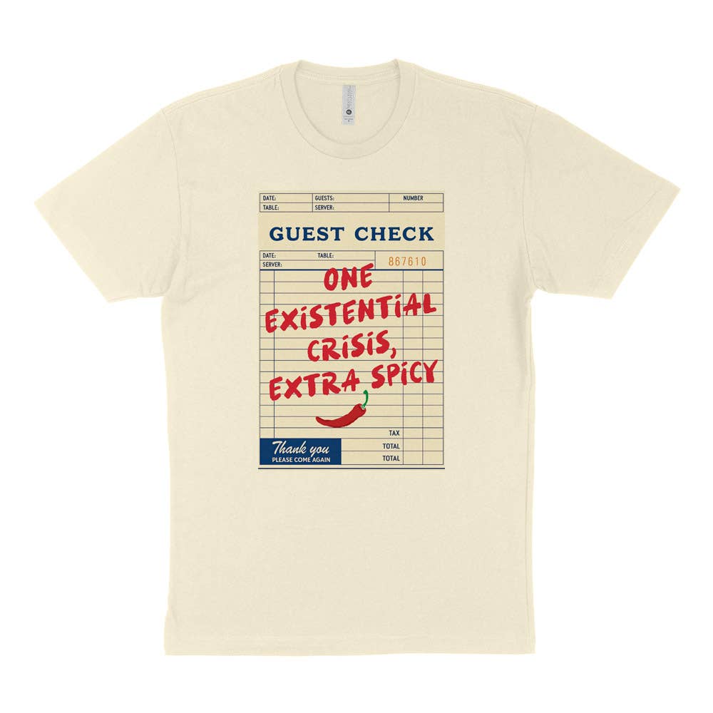 DaisyChainDesignCo - Wholesale T-shirt met print - Uniseks - Extra Pittige Crisis Grafisch T-shirt2