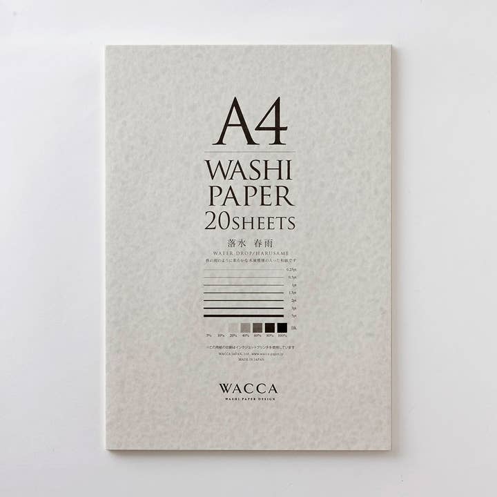 Papel Wacca Washi Rakusui A4 por atacado de Japacolle — Japan Collections | See Latest News in "About"