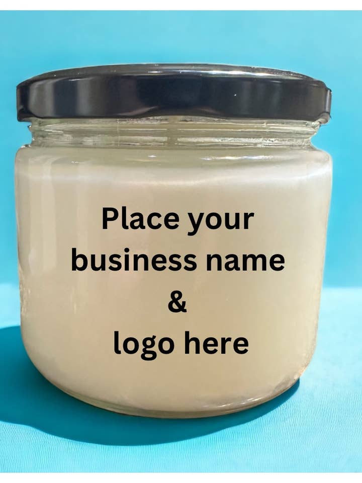 9 oz. glasburk ljus | Privat etikett/anpassad för wholesale av Billi Kay Designs N Candles