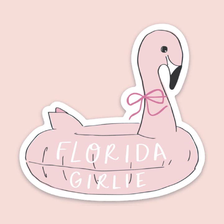 Autocollant Florida Girlie pour la vente par Declaration & Co