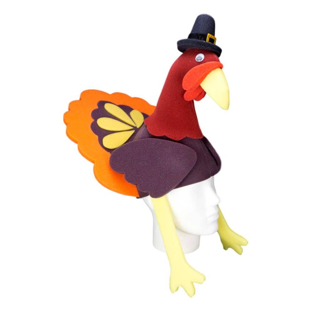 Foam Party Hats – wholesale Partyhatt/-krona – Thanksgiving Turkey Hat3