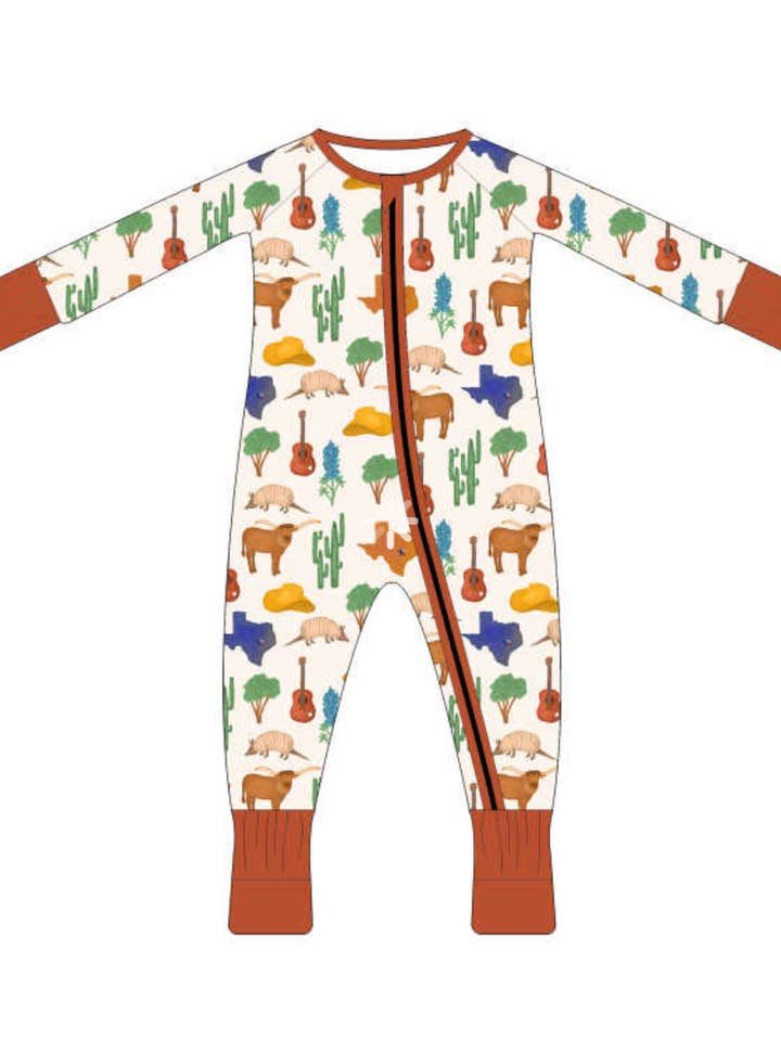 Pyjama en bambou TEXAS State pour la vente par With Love, From Collection