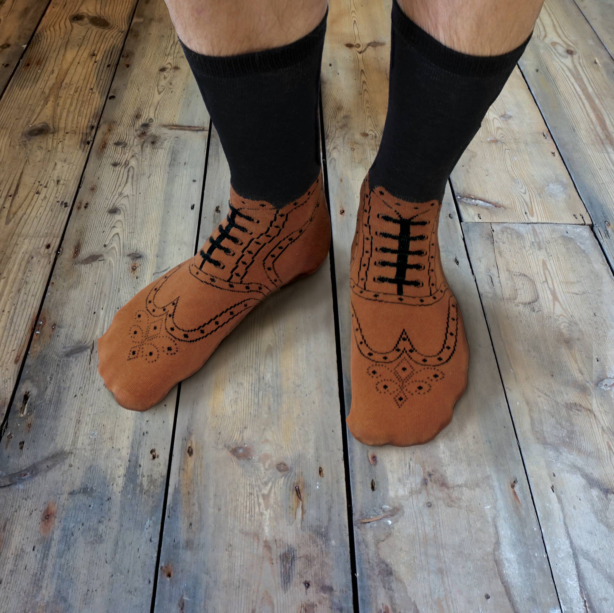 Ginger Fox UK - Wholesale Socks - Unisex - BROGUE SOCKS1