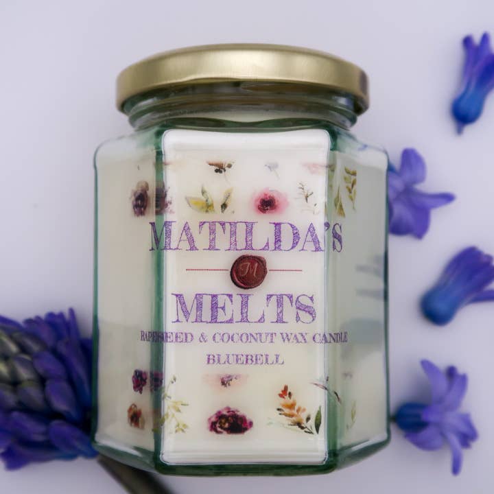 Matilda's Melts – wholesale Jar/filled candle – Coconut and Rapeseed Wax Jam Jar Candles14
