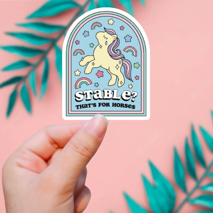 EnchantingSunshine - Wholesale Sticker - Stable? That's For Horses Sticker