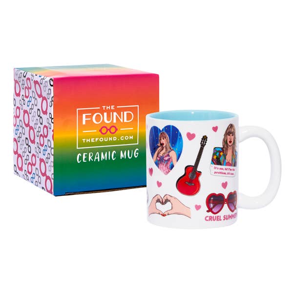 THE FOUND - Wholesale Coffee Mug - Pop Star Collage Coffee Mug