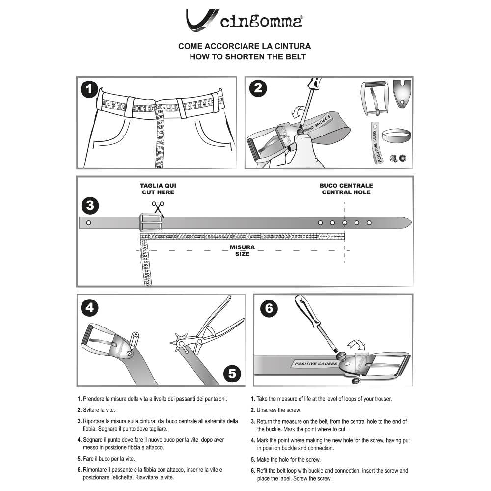 Cingomma – Großhandel Gürtel – Damen – Handgefertigter recycelter Gürtel, hergestellt in Italien N. 2148093