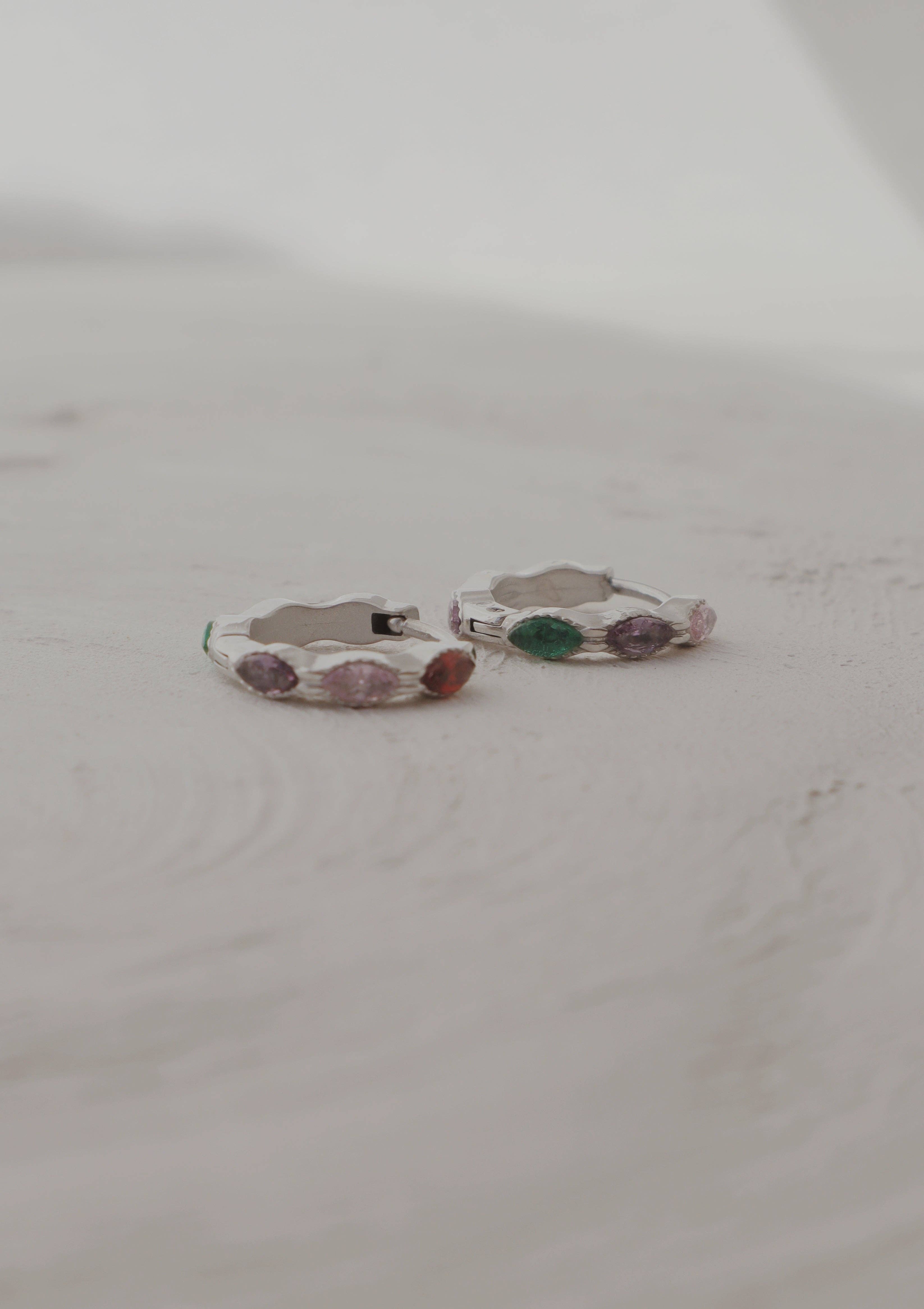 Olive Branch Jewelry & Co. - Wholesale Huggie Earrings - Twinkling Lights Huggie Hoop Earrings7