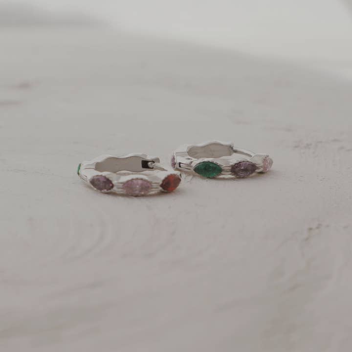 Olive Branch Jewelry & Co. - Wholesale Huggie Earrings - Twinkling Lights Huggie Hoop Earrings7