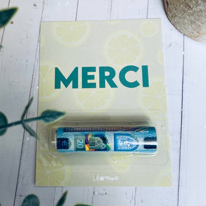 Originele kaart met hoesje voor bedankbiljetten voor wholesale door La vie en magenta