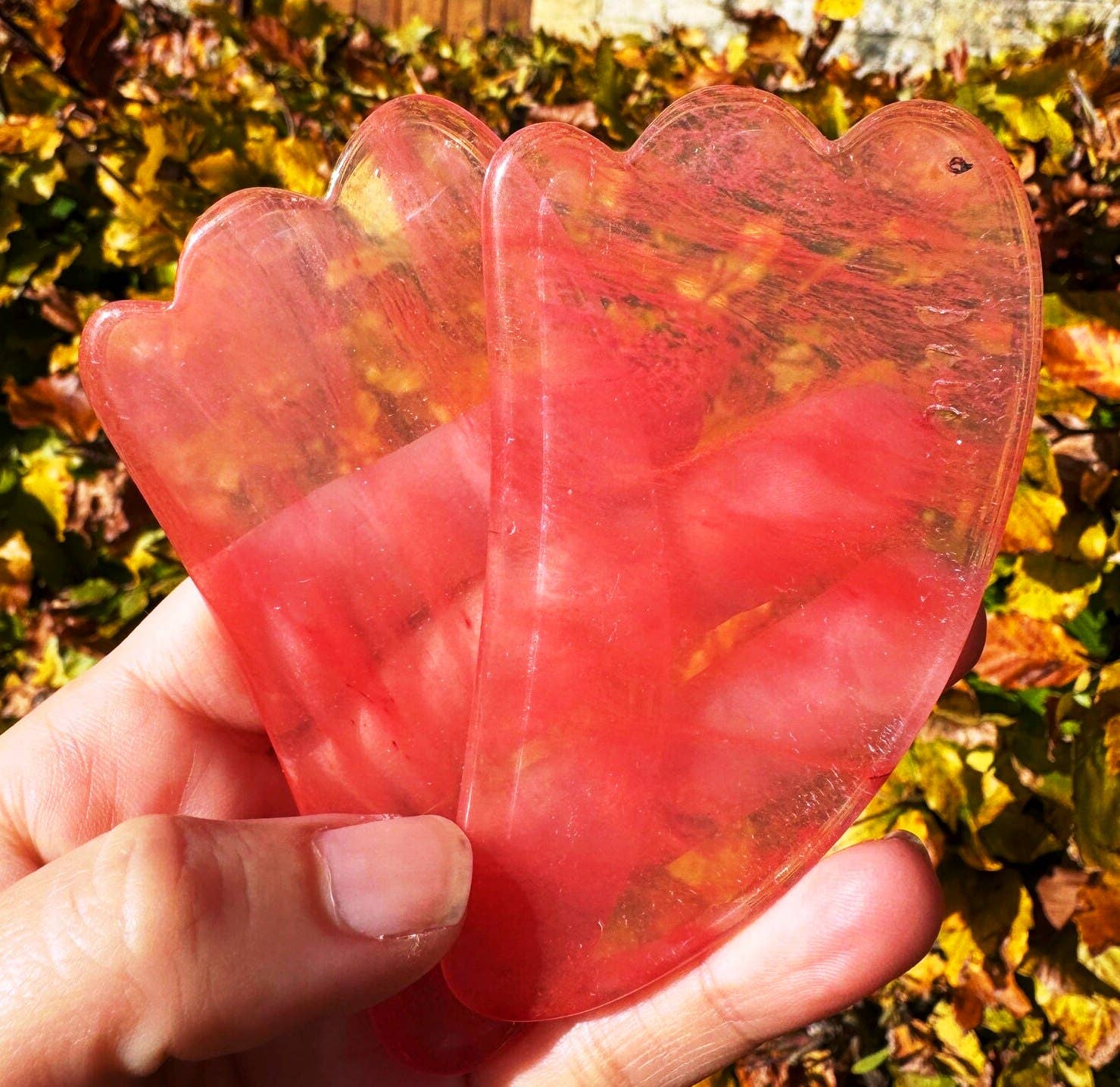 Elf Kendal Hippies - Wholesale Gua Sha Tool - Gua sha gemstone facial massager crystal gua sha heart stone15