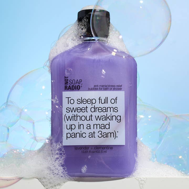 To sleep full of sweet dreams bademiljø til bad og brusebad for engroshandel hos Not Soap, Radio