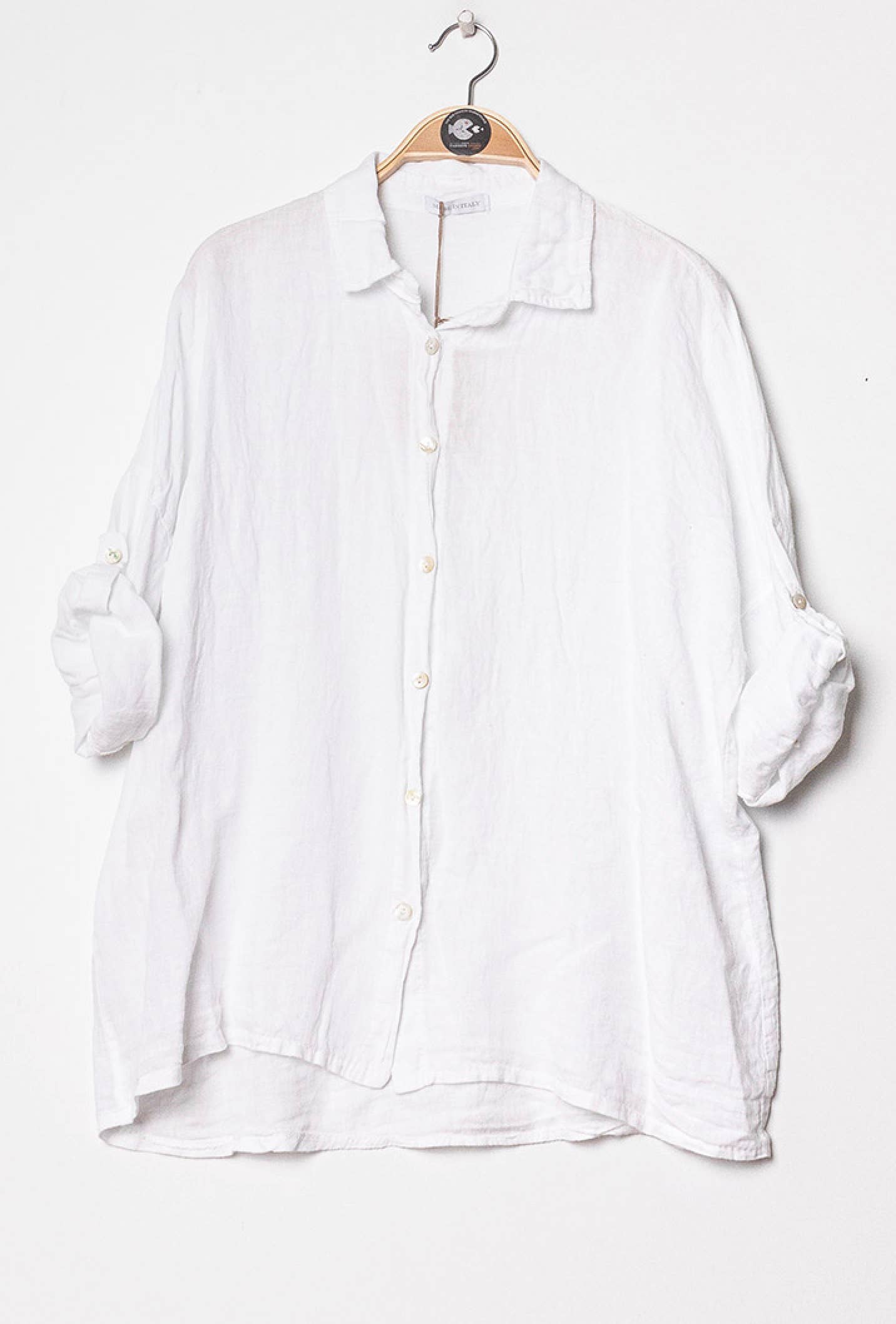 Happy look - Wholesale Button Down Shirt - Women's - Loose linen shirt 5