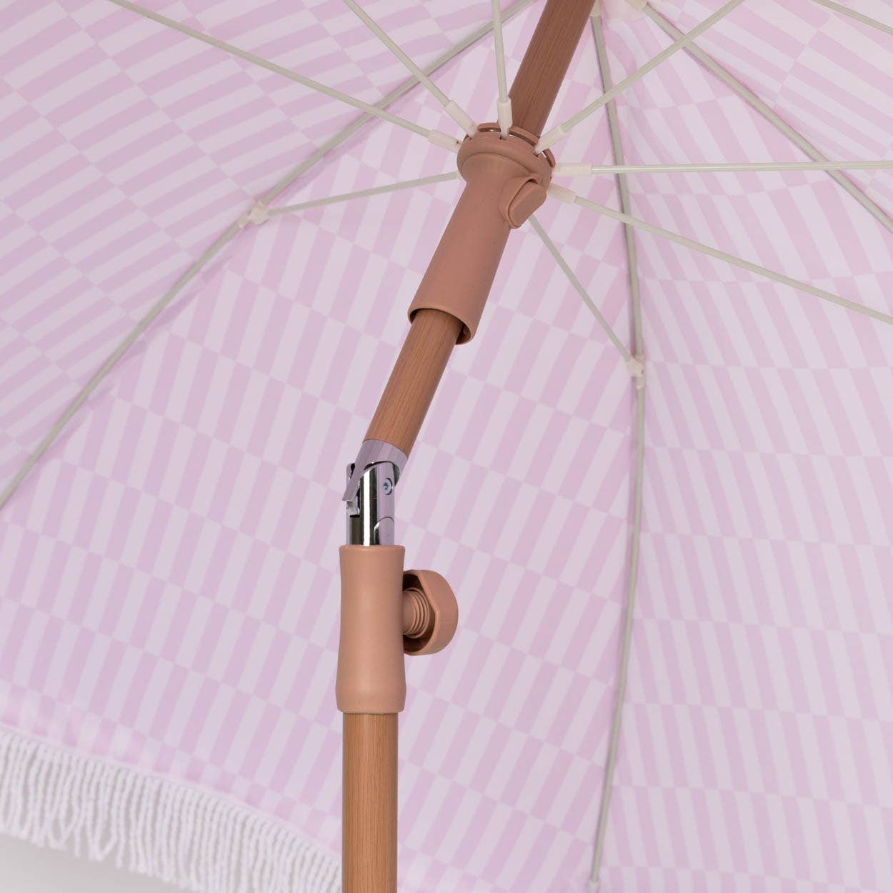Flamingueo - Wholesale Strandparasol - Roze gestreepte parasol4