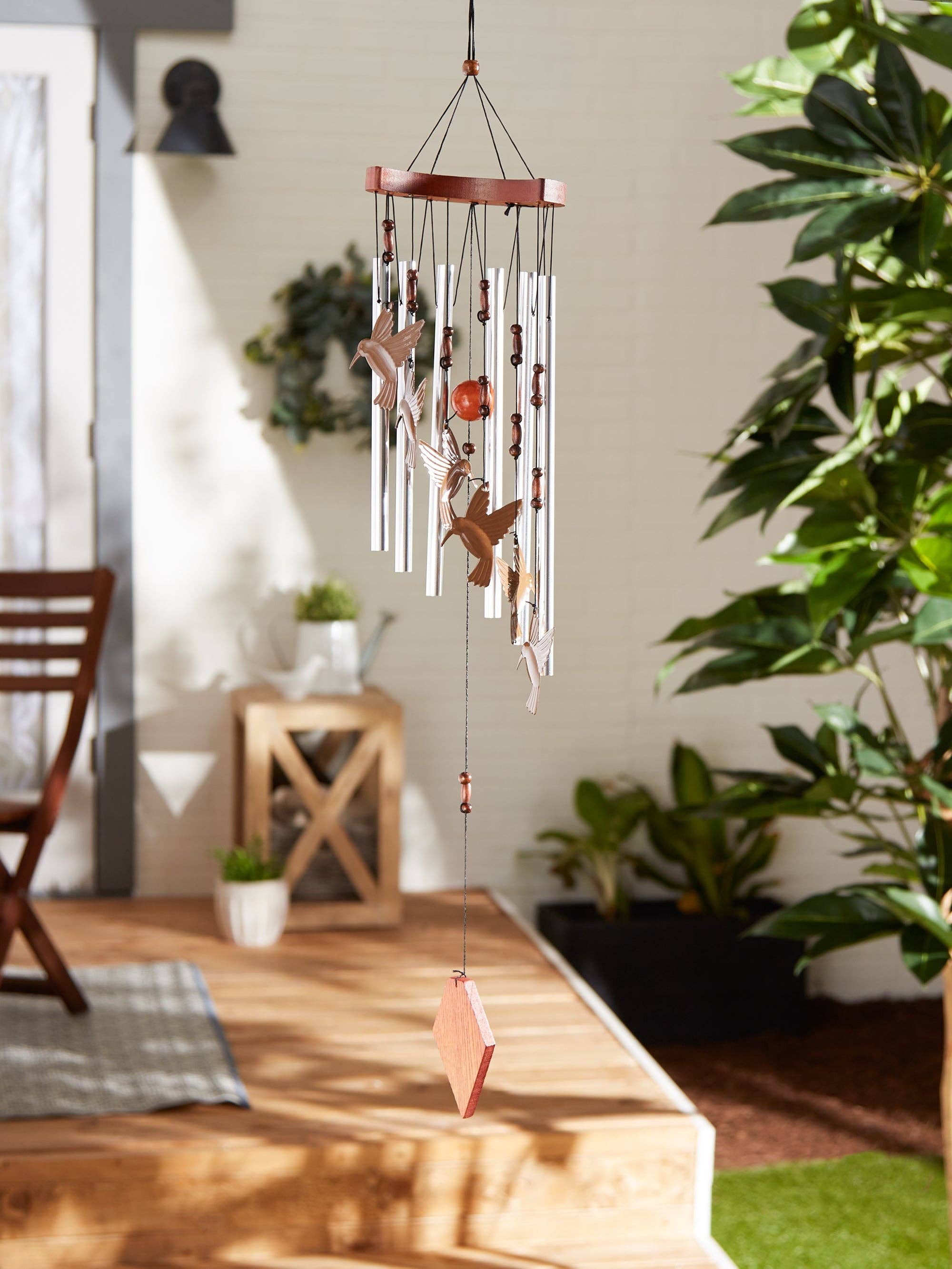 Design Imports - Wholesale Wind Chime - Hummingbird Flutter Wind Chimes2