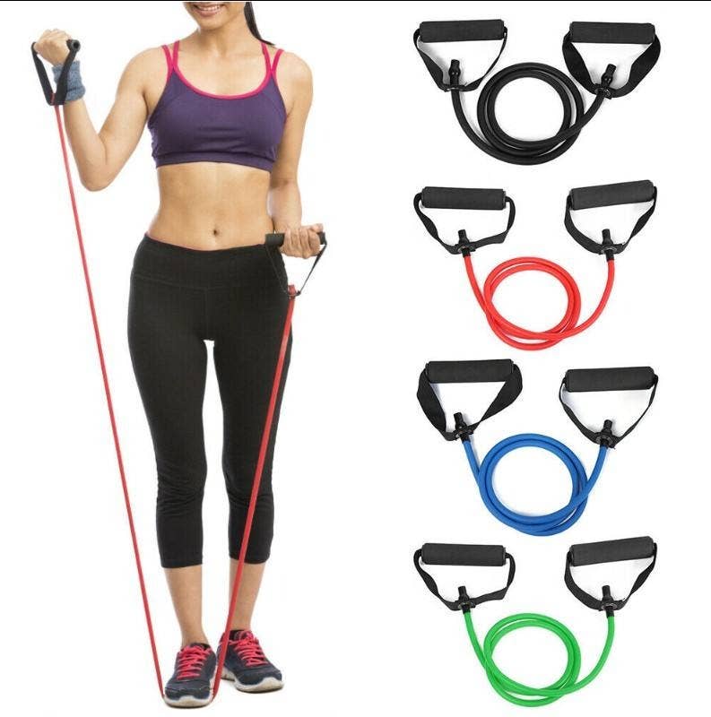 VIGOR - Wholesale Yoga Strap/Band - Yoga Fitness Resistance 8 Word Chest Expander Rope Workout M12