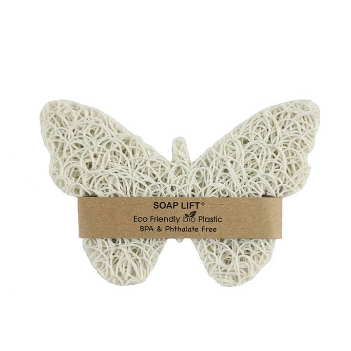 Butterfly Soap Lift Soap Saver - White for wholesale by Soap Lift