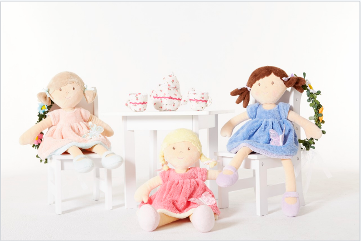 Tikiri Toys LLC - Wholesale Doll - Kids - Ria Blonde Hair with Pink and White Dress8