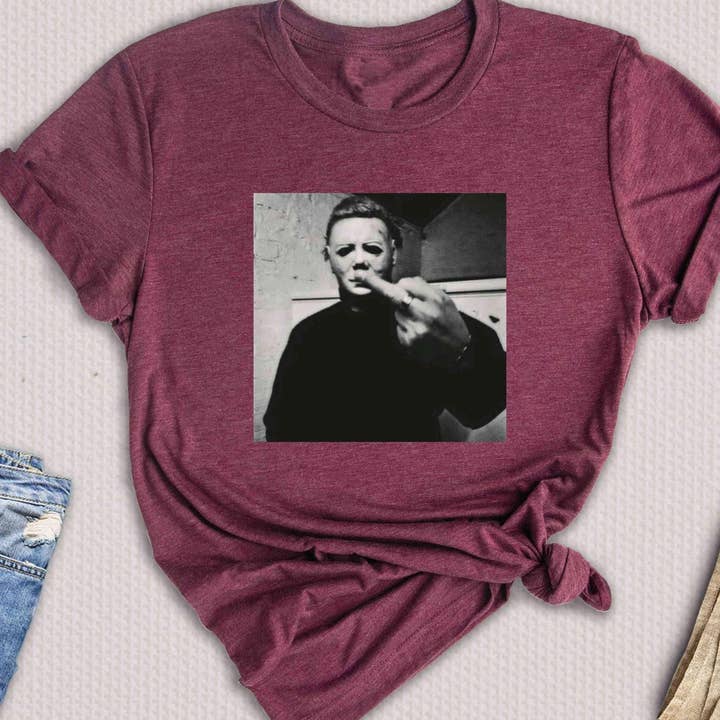NVC Ecommerce LLC - Wholesale T-Shirt (Graphic) - Women's - Michael Myers Shirt, Halloween Shirt, Horror Movie T-Shirt2