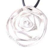 Adjustable Rose with Crystal Necklace for wholesale by Takobia