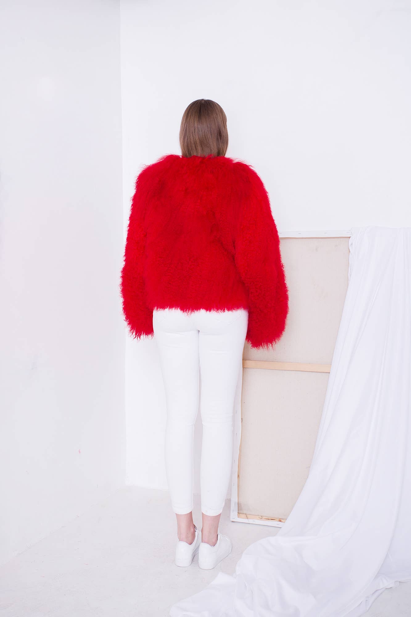 Pellobello - Wholesale Jacket - Women's - Shearling Jacket True Love Red7