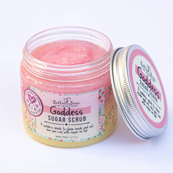 Bella & Bear - Wholesale Body scrub/exfoliant - Goddess Sugar Scrub | Body Scrub | Body Wash | Exfoliator11