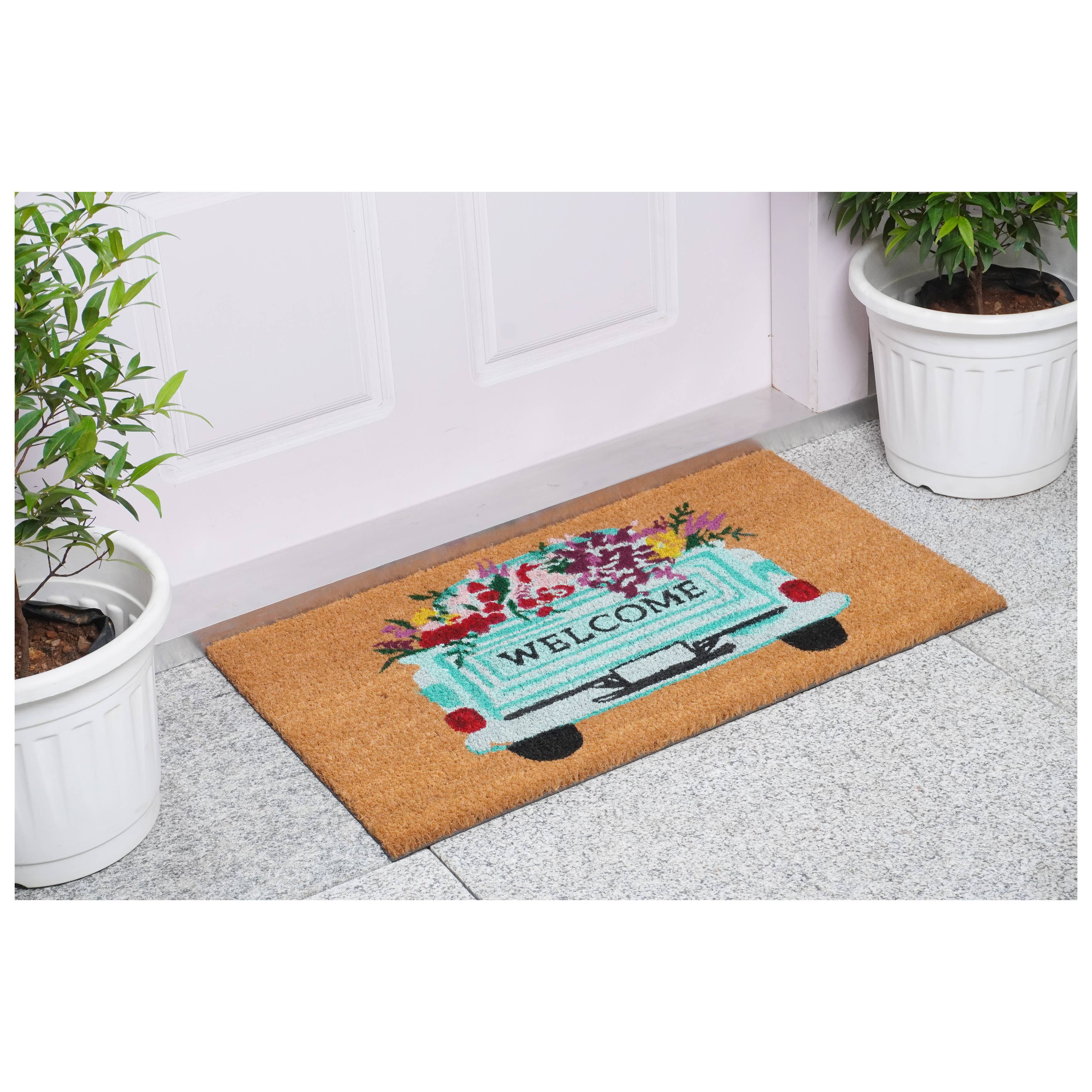 Calloway Mills - Wholesale Door Mat - Calloway Mills Farm Fresh Flowers Doormat1