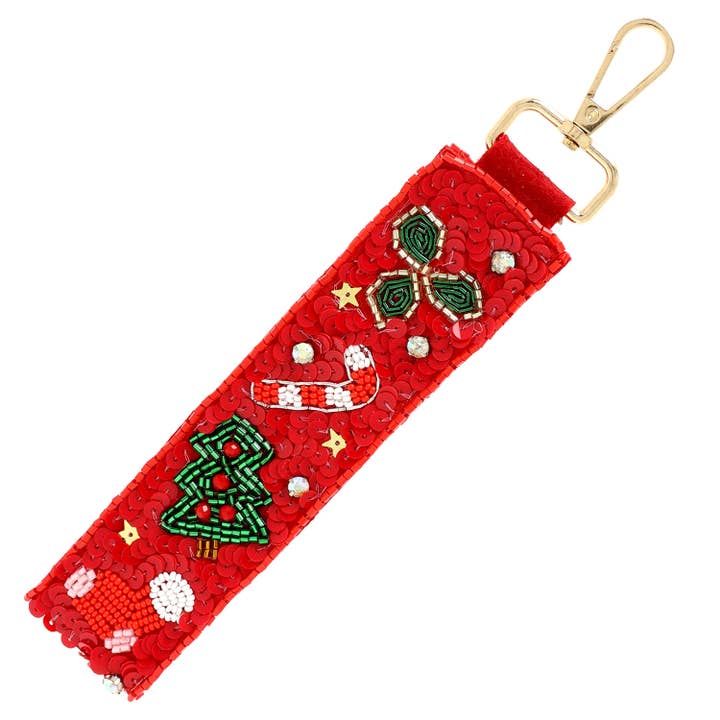 SP Sophia Collection - Wholesale Keychain - Women's - Christmas Themed Jeweled Keychain 2