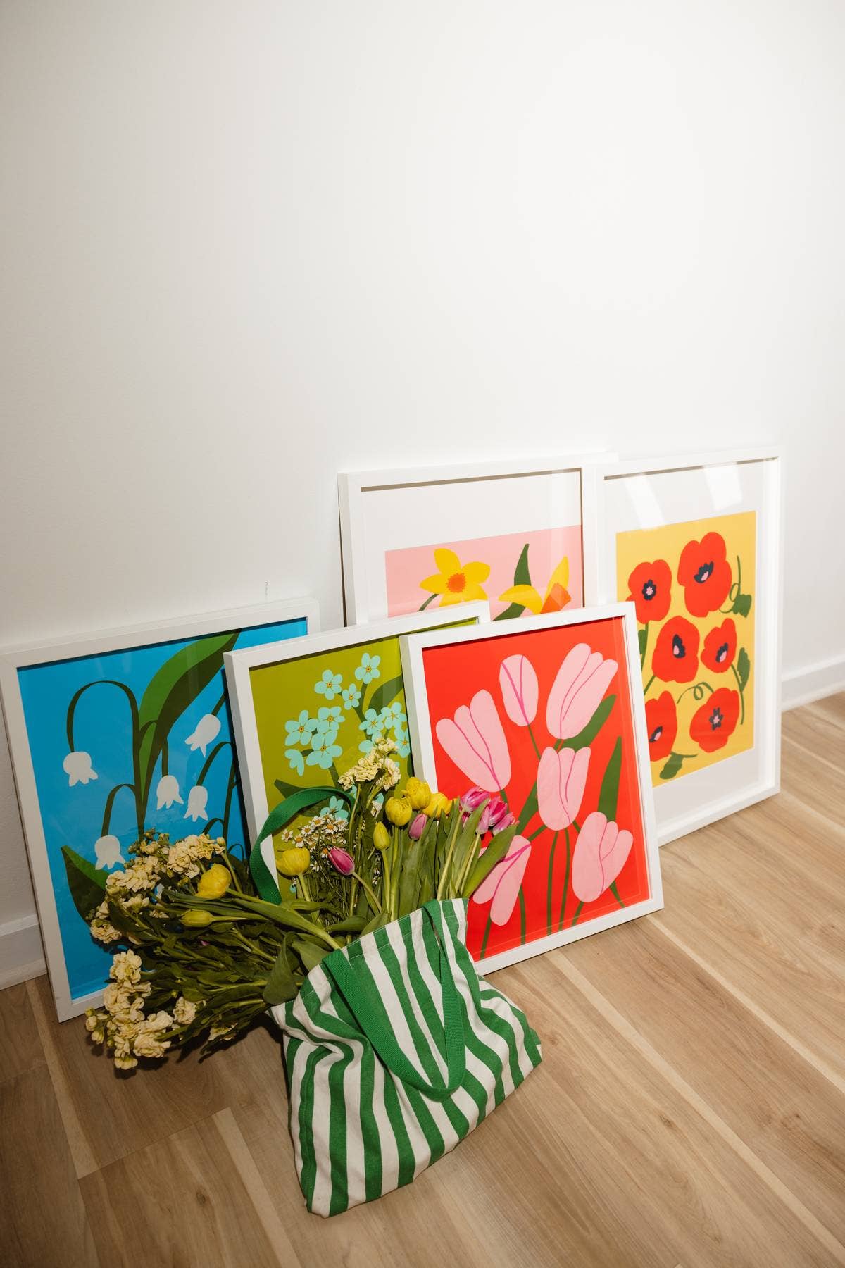 Fond Printed Goods - Vente Affiche d'art - Impression de tulipes2
