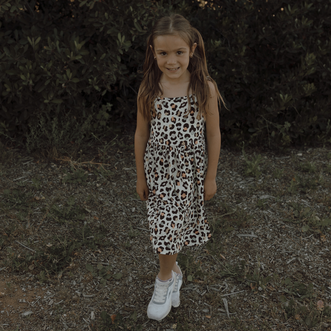 Strictly Wild - Wholesale Dress - Kids - Cheetah Checker Dress3