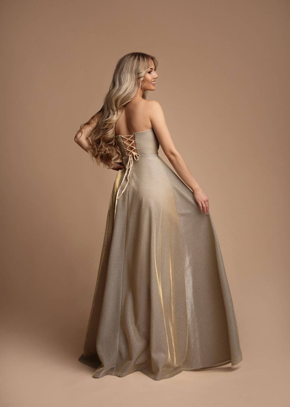 Eva & Lola - Epsilonn - Wholesale Gown - Women's - HM2443 - Elegant strapless long dress1