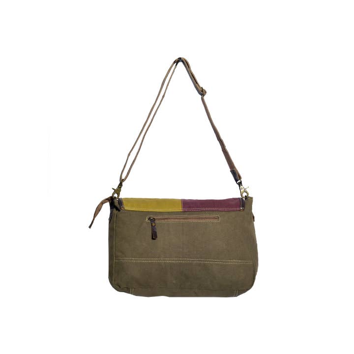 Hopofly Bags - Wholesale Messenger Bag – Women’s - Canvas & Leather Women's Vintage Messenger3