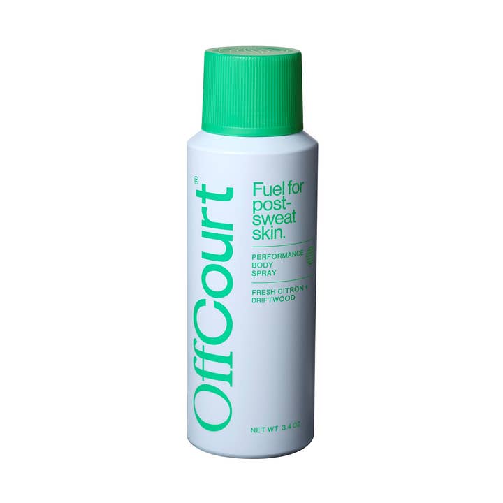 OffCourt - Vente Déodorant – unisexe - Spray pour le corps Performance - Citron frais + Bois flotté0