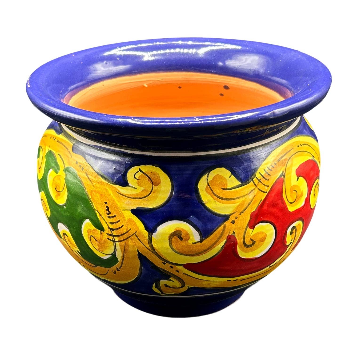 Etnico del Mondo - Wholesale Vase - Gaspò Cachepot Vase Hand-Decorated Caltagirone Ceramic #173