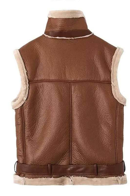 Fashion Combination - Wholesale Outerwear Vest - Women's - leather vest5