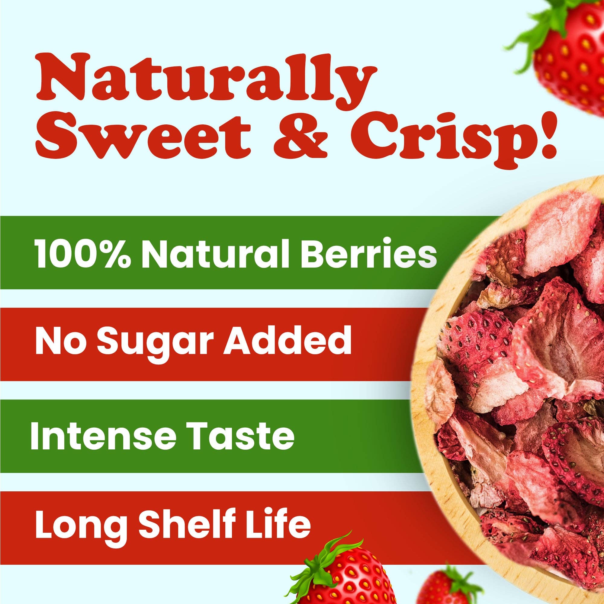 Food To Live - Wholesale Dried/Dehydrated Fruit - Organic Freeze-Dried Strawberries – by Food to Live4