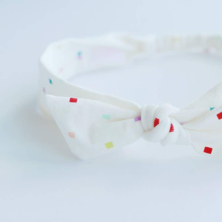 Confetti - Jersey Knot pannband för wholesale av Hadley Girl