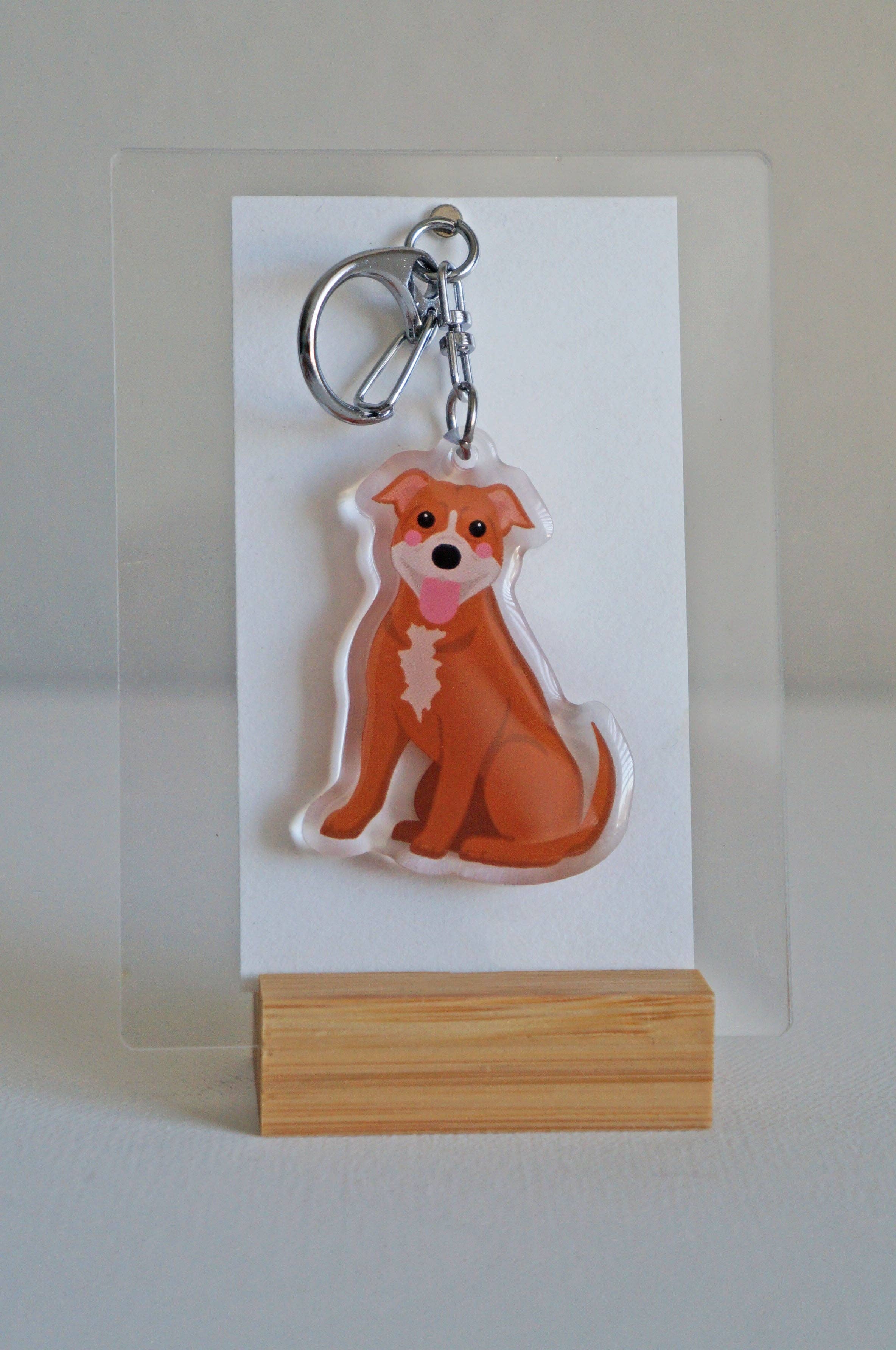 kiwi & WILLOW - Wholesale Keychain - Unisex - Pitbull Epoxy Keychain5