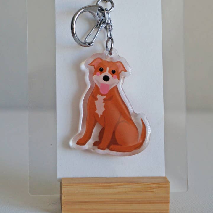 kiwi & WILLOW - Wholesale Keychain - Unisex - Pitbull Epoxy Keychain5