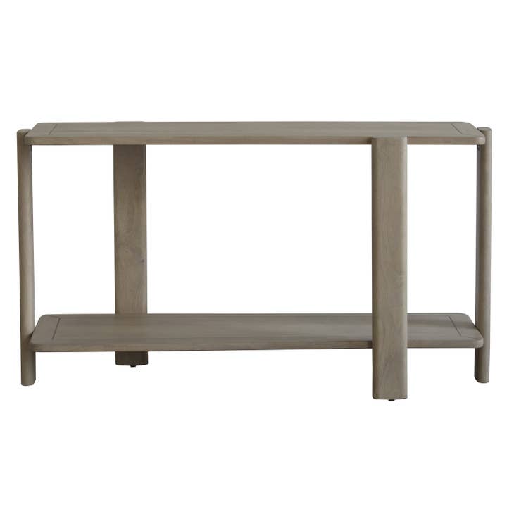 Mango Furniture Inc. - Vente Console - Console en bois massif Ariah avec étagère2