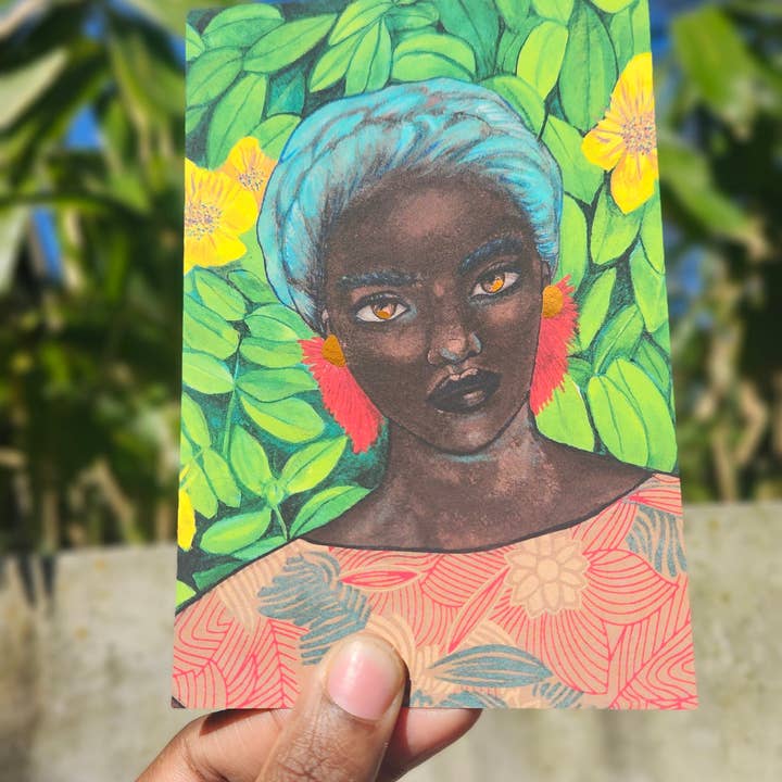 Bronze Foil Art Card: Portrait 2 for wholesale by The Monarq