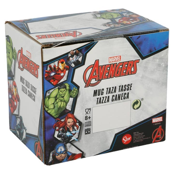 Stor - Wholesale Coffee Mug - Stor Ceramic Mug 325 ml in Avengers Dust Gift Box1