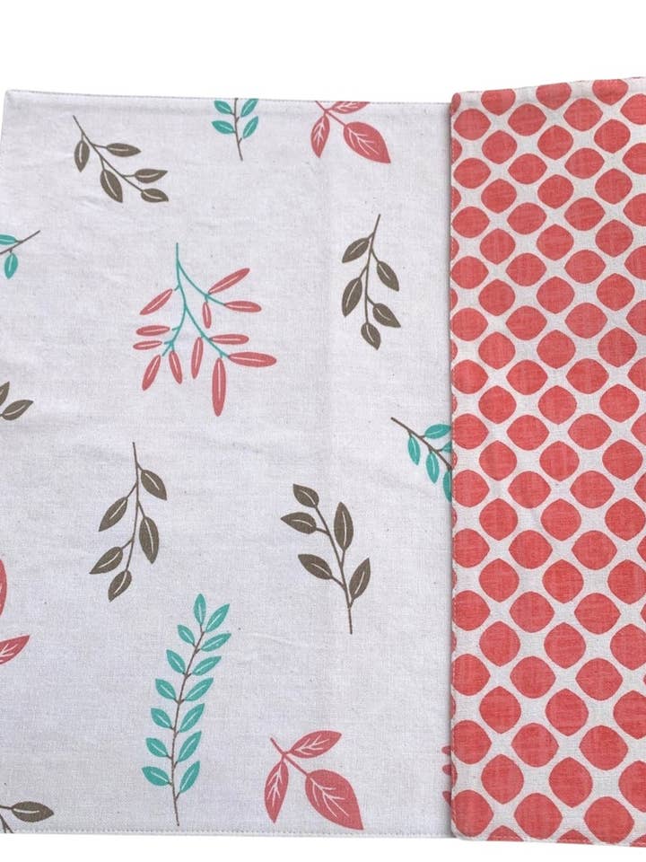 2-in-1 coral leaf placemat for wholesale by Danishville