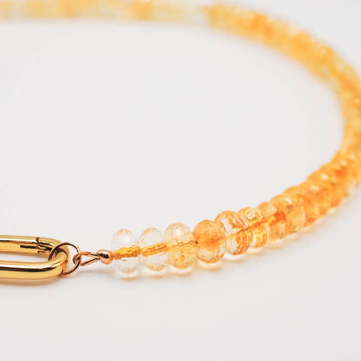 Ripple | Reiki Infused Jewelry - Wholesale Beaded/Pearl Necklace - Citrine Radiance Necklace1