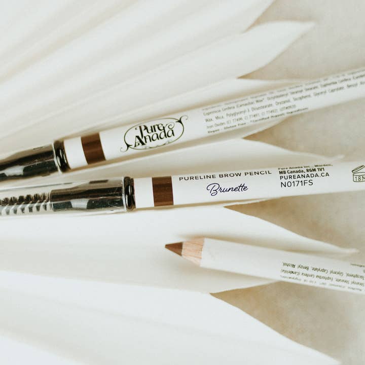 Brunette Pureline Brow Pencil for wholesale by Pure Anada Natural Cosmetics