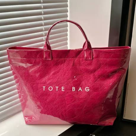 NARWEY INC - Wholesale Tote Bag - Women's - PVC Waterproof Tote Bag Durable Commuter Bag Shopping Tote12