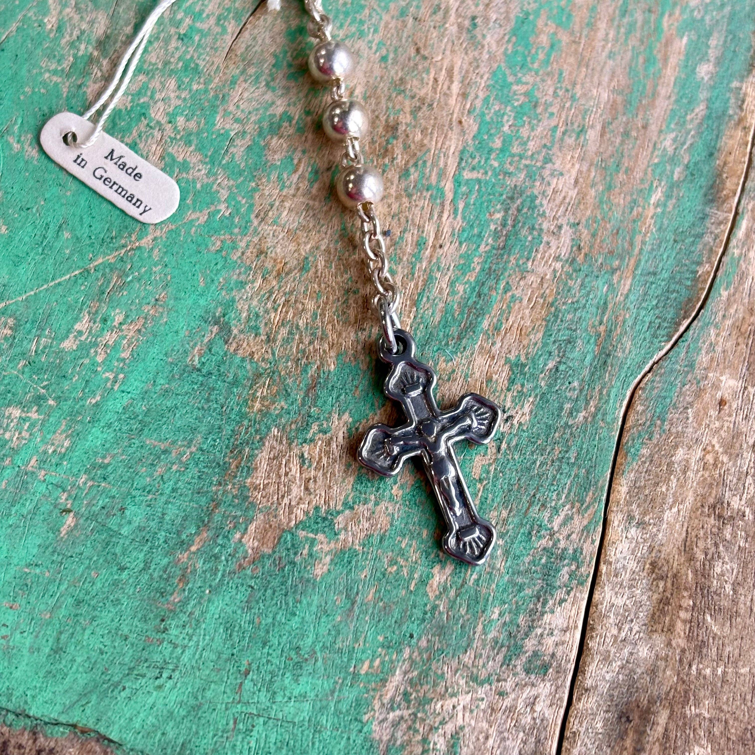 Love and Honor Jesus LLC - Vente Collier de prière en perles - Souvenir vintage inspiré du chapelet1