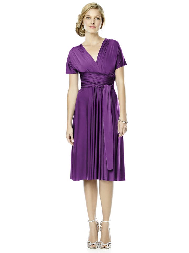 Dessy Group – wholesale Dress – Women's – Twist Wrap Dress : Short